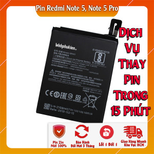 Pin Webphukien cho Xiaomi Redmi Note 5, Note 5 Pro  Việt Nam (BN45) - 4000mAh